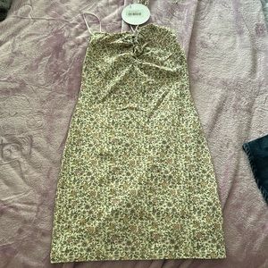 Princess Polly Floral Halter Mini Dress